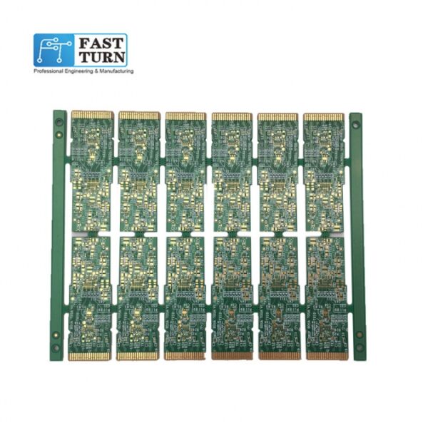 6层通孔填充带阻抗控制PCB线路板